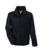 Team 365 Adult Conquest Jacket with Mesh Lining BLACK OFFront