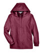 Team 365 Youth Zone Protect Lightweight Jacket sport maroon FlatFront