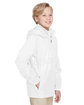 Team 365 Youth Zone Protect Lightweight Jacket white ModelQrt