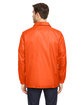 Team 365 Adult Zone Protect Coaches Jacket sport orange ModelBack