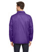 Team 365 Adult Zone Protect Coaches Jacket sport purple ModelBack