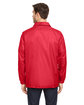 Team 365 Adult Zone Protect Coaches Jacket sport red ModelBack