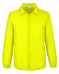 Team 365 Adult Zone Protect Coaches Jacket safety yellow OFFront