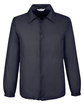 Team 365 Adult Zone Protect Coaches Jacket black OFFront