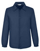 Team 365 Adult Zone Protect Coaches Jacket sport dark navy OFFront
