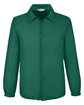 Team 365 Adult Zone Protect Coaches Jacket sport forest OFFront