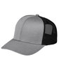 Team 365 by Yupoong® Adult Zone Sonic Heather Trucker Cap dk gry hth/ blk ModelQrt