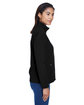 Team 365 Ladies' Leader Soft Shell Jacket black ModelSide