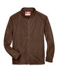 Team 365 Men's Campus Microfleece Jacket sport dark brown FlatFront