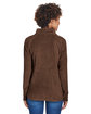 Team 365 Ladies' Campus Microfleece Jacket sport dark brown ModelBack