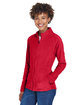 Team 365 Ladies' Campus Microfleece Jacket sport red ModelQrt