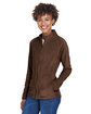 Team 365 Ladies' Campus Microfleece Jacket sport dark brown ModelQrt