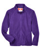 Team 365 Youth Campus Microfleece Jacket sport purple FlatFront