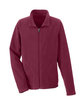 Team 365 Youth Campus Microfleece Jacket sport maroon OFFront