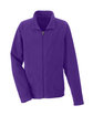 Team 365 Youth Campus Microfleece Jacket sport purple OFFront