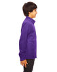 Team 365 Youth Campus Microfleece Jacket sport purple ModelSide