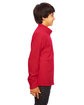 Team 365 Youth Campus Microfleece Jacket sport red ModelSide