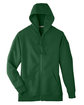 Team 365 Men's Zone HydroSport™ Heavyweight Full-Zip Hooded Sweatshirt SPORT DARK GREEN FlatFront