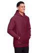 Team 365 Adult Zone HydroSport™ Heavyweight Pullover Hooded Sweatshirt sp dark maroon ModelQrt