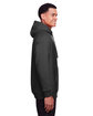 Team 365 Adult Zone HydroSport™ Heavyweight Pullover Hooded Sweatshirt black ModelSide