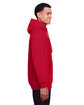 Team 365 Adult Zone HydroSport™ Heavyweight Pullover Hooded Sweatshirt sport red ModelSide