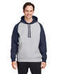 Team 365 Unisex Zone HydroSport™ Heavyweight Colorblock Hooded Sweatshirt  