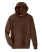 Team 365 Youth Zone HydroSport™ Heavyweight Pullover Hooded Sweatshirt sport dark brown FlatFront