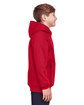 Team 365 Youth Zone HydroSport™ Heavyweight Pullover Hooded Sweatshirt sport red ModelSide