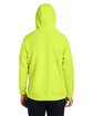 Team 365 Unisex Zone HydroSport  Heavyweight Quarter-Zip Hooded Sweatshirt safety yellow ModelBack