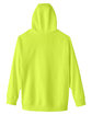 Team 365 Unisex Zone HydroSport  Heavyweight Quarter-Zip Hooded Sweatshirt safety yellow FlatBack