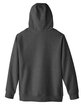 Team 365 Unisex Zone HydroSport  Heavyweight Quarter-Zip Hooded Sweatshirt dark grey heathr FlatBack