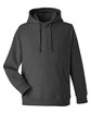 Team 365 Unisex Zone HydroSport  Heavyweight Quarter-Zip Hooded Sweatshirt dark grey heathr OFFront