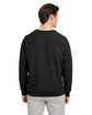 Team 365 Unisex Zone HydroSport™ Heavyweight Sweatshirt BLACK ModelBack