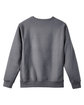 Team 365 Unisex Zone HydroSport™ Heavyweight Sweatshirt dark grey heathr FlatBack