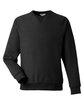 Team 365 Unisex Zone HydroSport™ Heavyweight Sweatshirt black OFFront