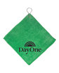 Prime Line Microfiber Golf Towel With Grommet And Hook green DecoFront