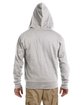 Dickies Men's 470 Gram Thermal-Lined Fleece Jacket Hooded Sweatshirt ASH GRAY ModelBack