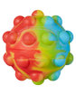 Prime Line Tie Dye Push Pop Ball reactive rainbow ModelSide