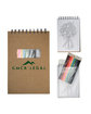 Prime Line Notebook With Colored Pencils natural DecoFront