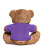 Prime Line 8.5" Plush Bear With T-Shirt purple ModelBack