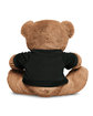 Prime Line 8.5" Plush Bear With T-Shirt black ModelBack