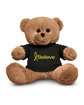 Prime Line 8.5" Plush Bear With T-Shirt black DecoFront