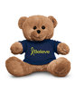 Prime Line 8.5" Plush Bear With T-Shirt navy blue DecoFront