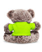 Prime Line 7" Soft Plush Bear With T-Shirt lime green ModelBack
