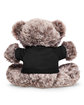 Prime Line 7" Soft Plush Bear With T-Shirt black ModelBack