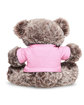 Prime Line 7" Soft Plush Bear With T-Shirt pink ModelBack