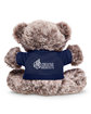 Prime Line 7" Soft Plush Bear With T-Shirt navy blue DecoBack