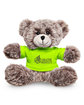 Prime Line 7" Soft Plush Bear With T-Shirt lime green DecoFront