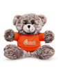 Prime Line 7" Soft Plush Bear With T-Shirt orange DecoFront