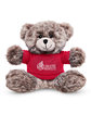 Prime Line 7" Soft Plush Bear With T-Shirt red DecoFront